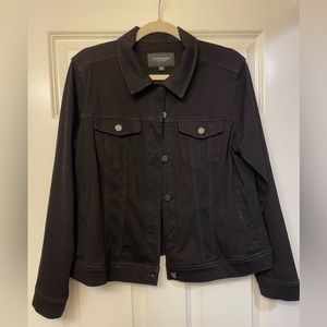 Black jean jacket